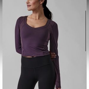 Athleta Shanti Lace Top